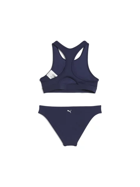 Dziewczęcy zestaw bikini PUMA Racerback Odzież 6 Y niebieski