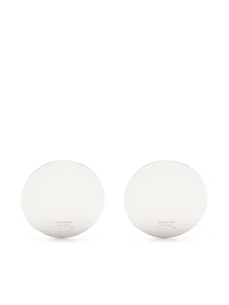 Cercei Jil Sander argintiu