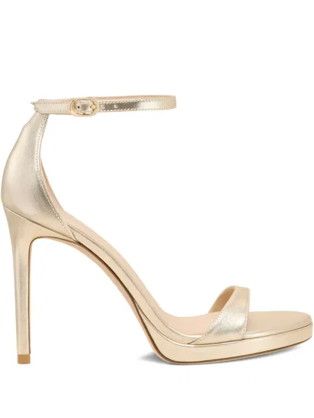 Sandale Stuart Weitzman cu platformă auriu