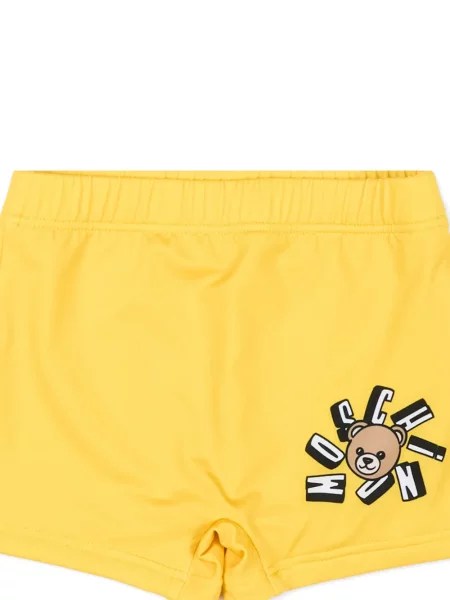 Kąpielówki dziecięce Moschino żółte