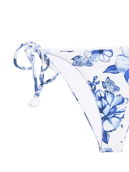 Bikini Farm Rio cu model floral alb