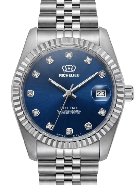 Ceas Richelieu Swiss clasic albastru