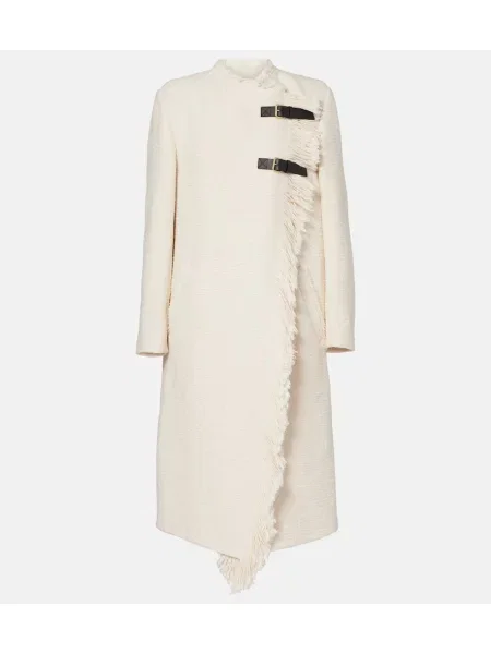 Lniany płaszcz Isabel Marant beżowy