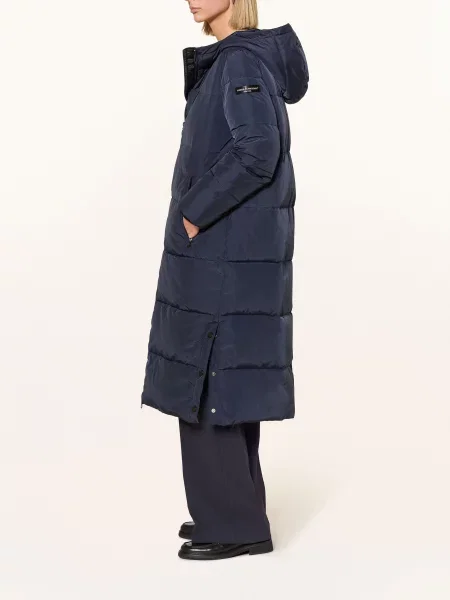 Frieda & Freddies Płaszcz Pikowany Shelly Neo blau granatowy