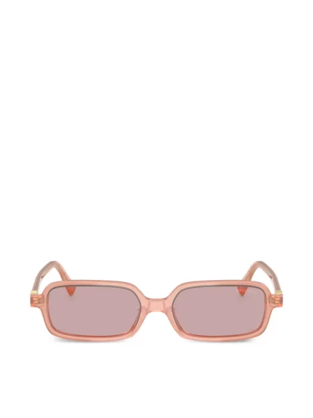 Ochelari de soare dreptunghiulari Miu Miu Eyewear roz