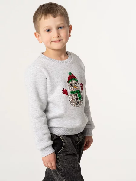 Дитячий Світшот YUMSTER сірий