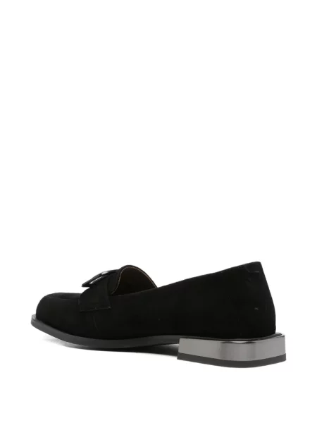 Loafers Linda Baumann σουέντ μαύρο