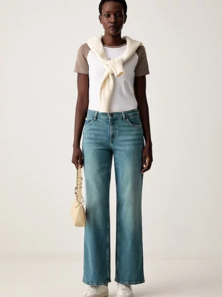 Guess Jeans tričko dámske s elastanom biela