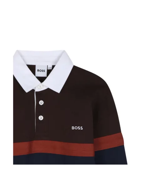 Koszulka polo dziecięca Bosswear brązowa