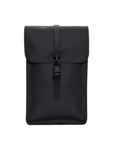 Rains Backpack Black Unisex Plecaki i torby Rains Size: One size czarny