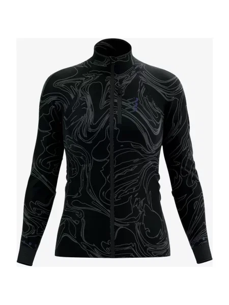 Kurtka Compressport Hurricane Windproof fioletowy XS czarny