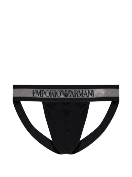 Čarape Emporio Armani s autogramom crna