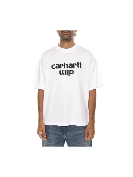 Koszulka Carhartt Wip z logo biała