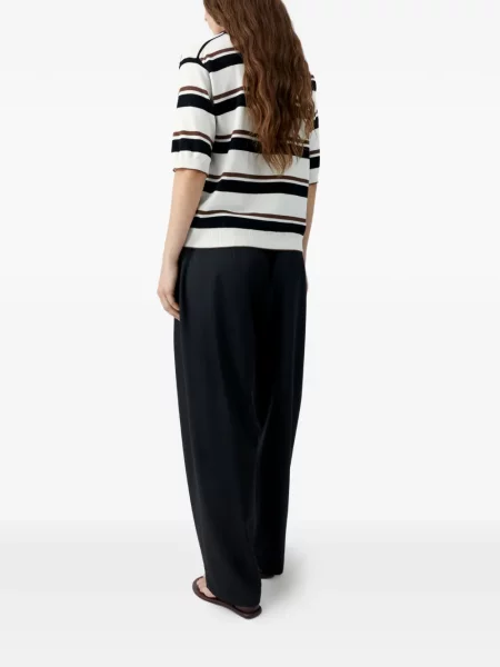 Prugasti top Cordera bijela