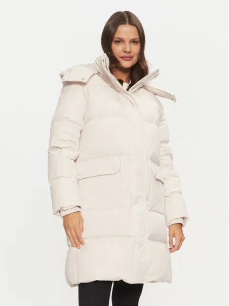 Guess Geacă din puf Beliksa bej