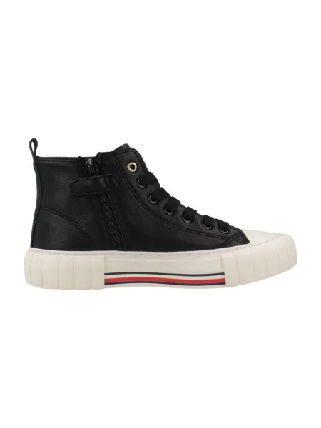 Sneakerși copii Tommy Hilfiger negru