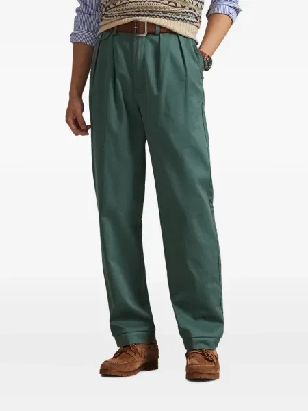 Dlouhá pruhovaná s límcem kšiltovka Polo Ralph Lauren modrá