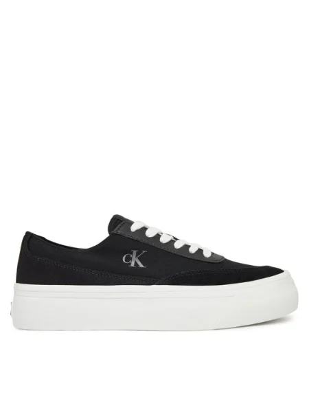 Calvin Klein Jeans Сникърси Vulc Flatform Low Cv Mix Mg черен