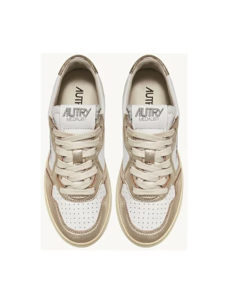 AUTRY sneakersy skórzane Medalist Low białe