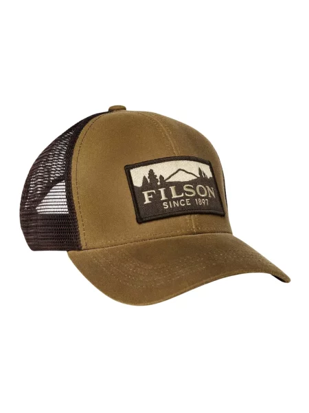 Czapka z daszkiem Filson brązowa