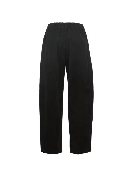 Pantaloni Apuntob de catifea cord cu cordon negru