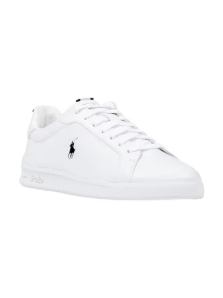 Sneakersy Ralph Lauren Court koronkowe białe