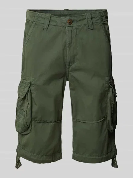 Bermudy z cargo model ‘JET’ Alpha Industries zielone