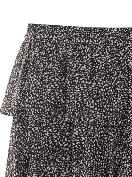 Fusta mini Michael Michael Kors cu volane negru