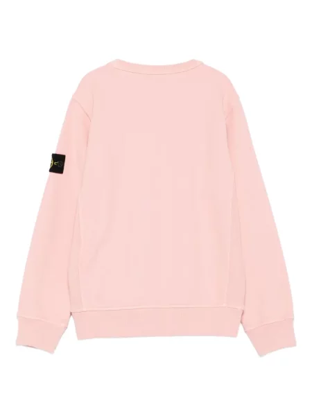 Bluza nierozpinana dziecięca Stone Island różowa