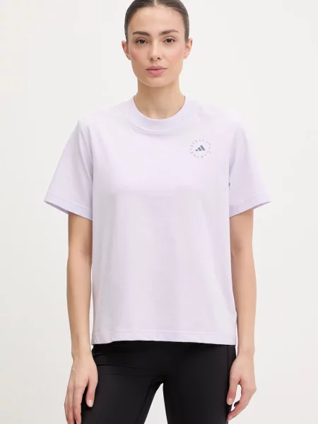 Adidas by Stella McCartney tricou de antrenament pentru femei din violet