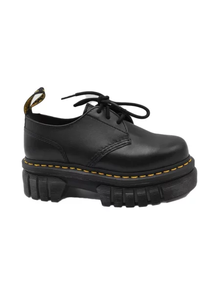 Półbuty Dr. Martens sznurowane skórzane czarne