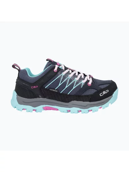 Buty trekkingowe dziecięce CMP Rigel Low Wp b.blue/acqua niebieskie