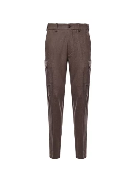 Pantaloni cargo Eleventy maro