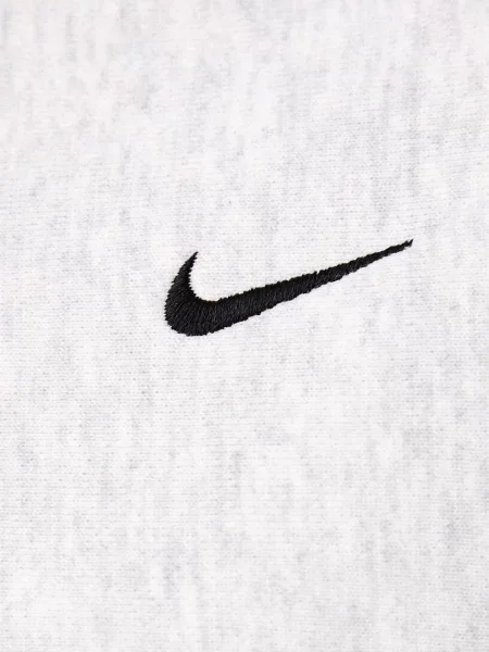 Nike Sportswear melegítőfelső női pamuttal Studio Fleece szürke