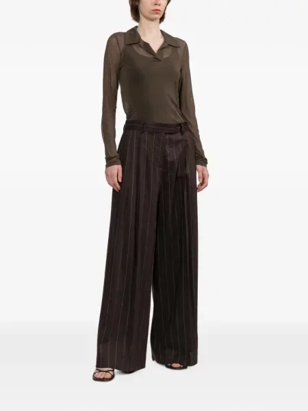 Pantaloni Helmut Lang maro