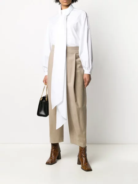 Bluză Givenchy cu funde alb