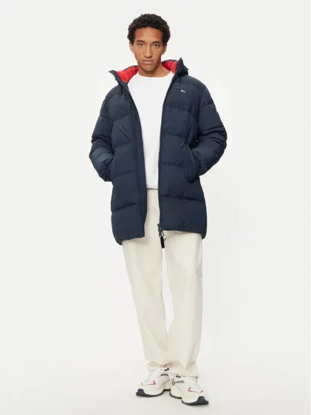 Tommy Jeans Kurtka puchowa Essential granatowy