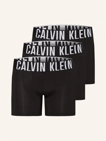 Calvin Klein Boxerky Intense Power 3 Kusy V Balení černá