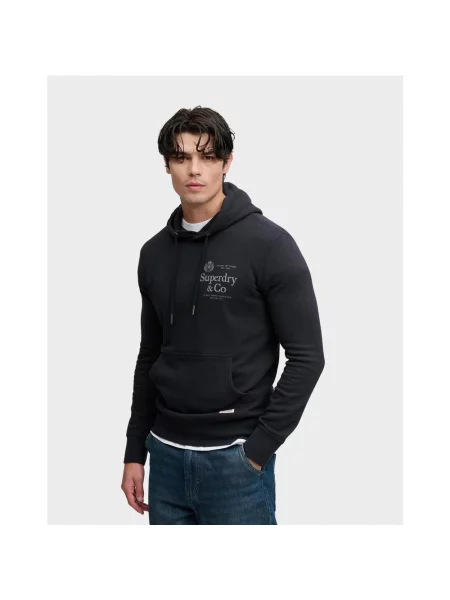 Bluza z kapturem Superdry Company S czarny