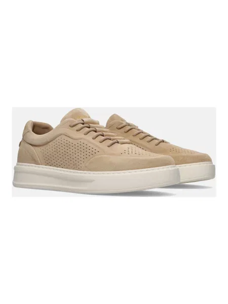 Sneakersy Barracuda zamszowe beżowe