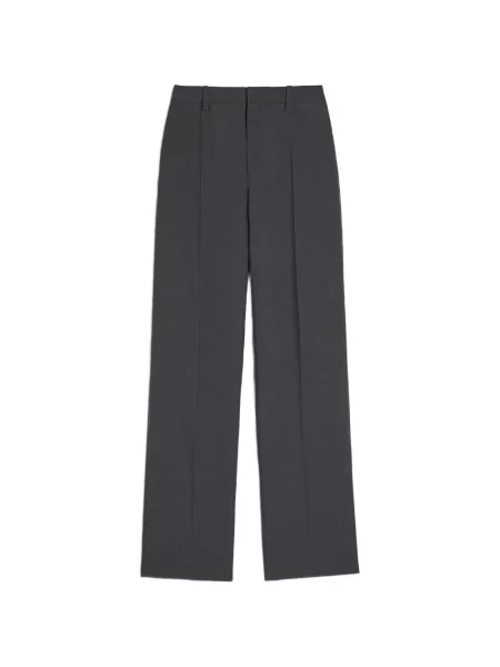 Pantaloni Jil Sander din poplin gri