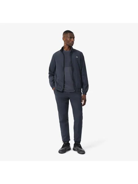Lacoste Wodoodporny Komplet Dresowy Ciemnoszary Szary czarny
