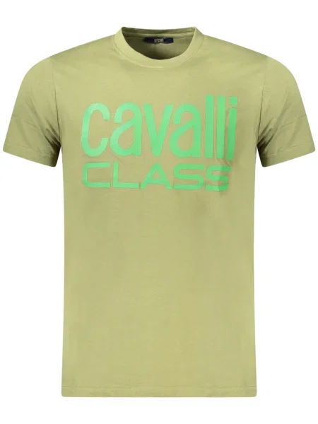 Tricou Cavalli Class scurt verde