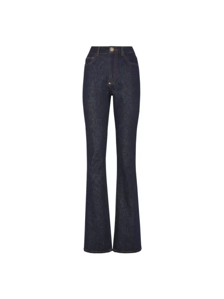 Jeansy dzwony Philipp Plein niebieskie