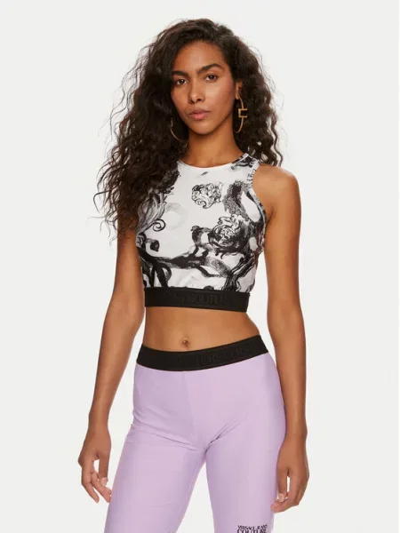 Versace Jeans Couture Топ Skinny Fit білий