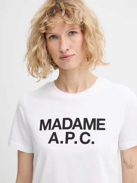 Укороченная футболка A.p.c.