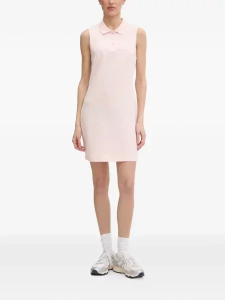 Gulerat rochie mini Guess fără mâneci roz