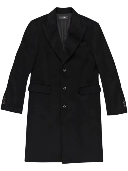 Haină de cașmir Amiri din cașmir cu un singur rând de nasturi negru