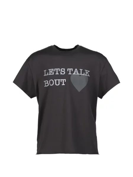 Decupat tricou Cedarwood cu imagine gri