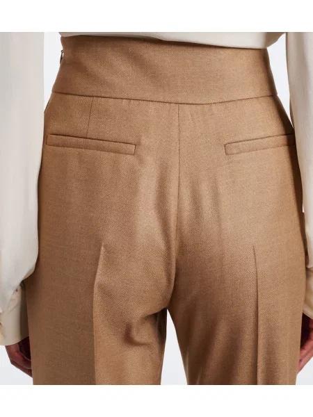 Pantaloni Valentino de lână bej